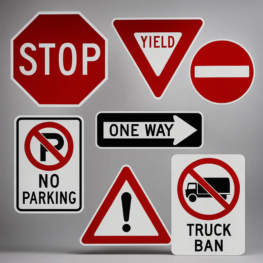 Reflectorized Traffic Signages