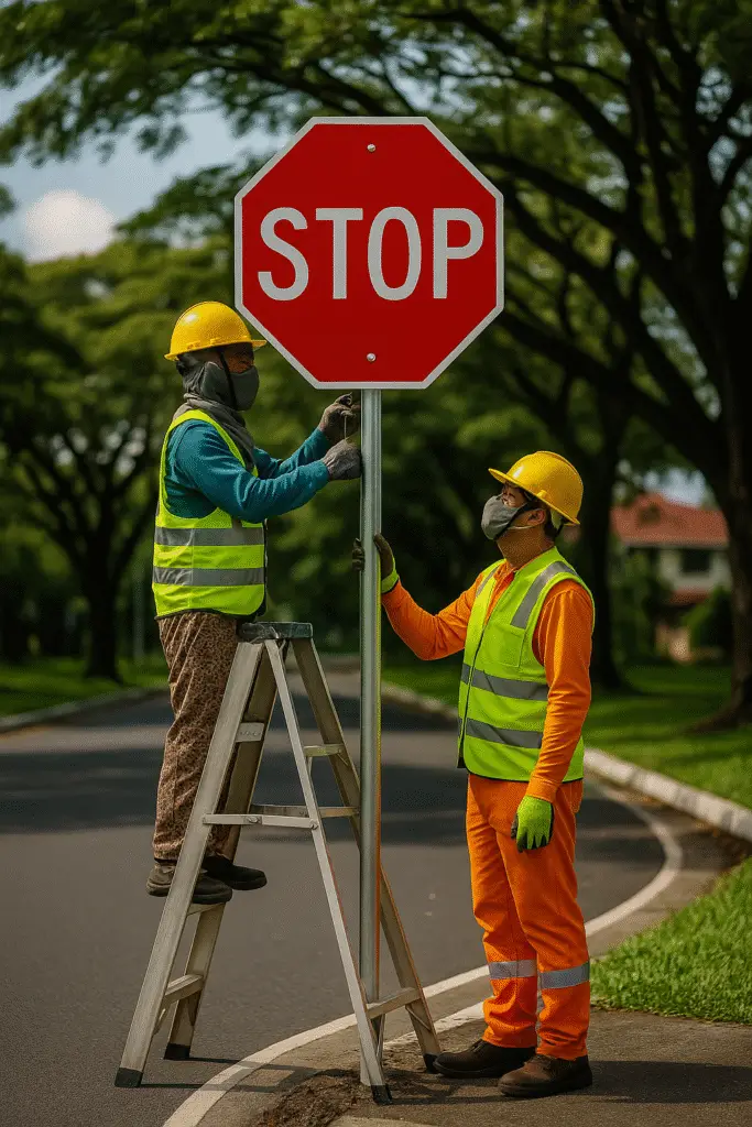 Traffic Signages Installation